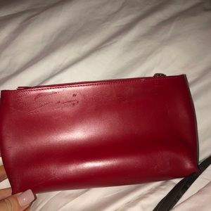 FURLA red clutch